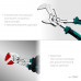 KRAFTOOL VISE-WRENCH X, 250 мм, клещи переставные-гаечный ключ (22067)