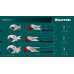 KRAFTOOL VISE-WRENCH X, 250 мм, клещи переставные-гаечный ключ (22067)