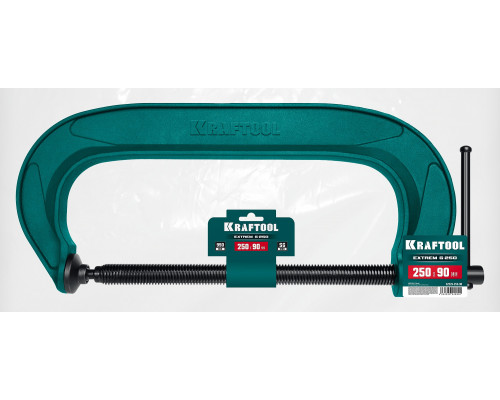 Струбцина G-образная KRAFTOOL 250х90 мм EXTREM G-250