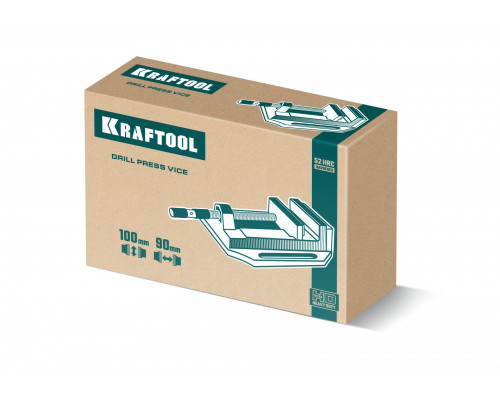 KRAFTOOL DPV-100, 100 мм, станочные сверлильные тиски (32722-100)