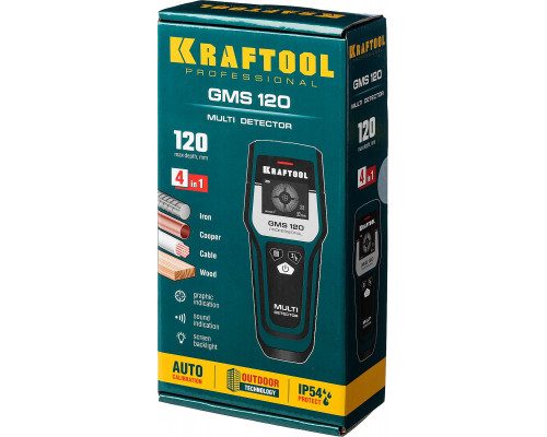 KRAFTOOL детектор универсальный GMS 120