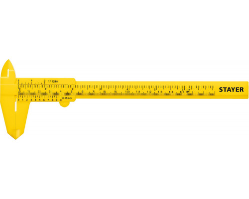 STAYER STANDARD штангенциркуль пластмассовый, 150 мм
