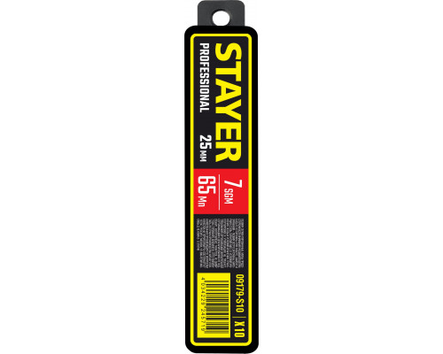 STAYER 25 мм, 10 шт, сегментированные лезвия (09179-S10)
