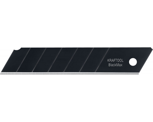 KRAFTOOL BLACK MAX 25 мм лезвия сегментированные, 5 шт