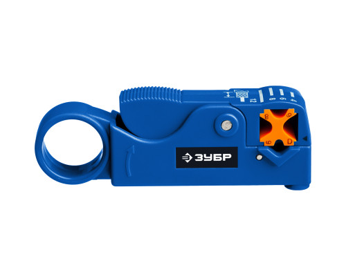 COAX-3 стриппер коаксиальных кабелей, RG58/RG59/RG6, ЗУБР Профессионал