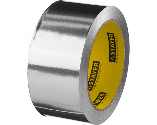 Алюминиевая лента, STAYER Professional 12268-50-25, до 120°С, 50мкм, 50мм х 25м