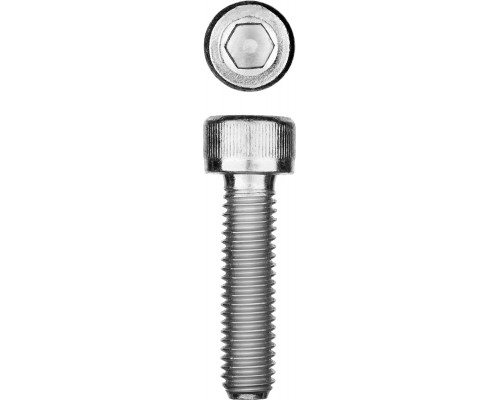 Винт DIN 912, М12x30 мм, 5 кг (125 шт.), кл. пр. 8.8, оцинкованный, ЗУБР