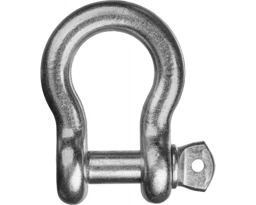 Скоба такелажная омегообразная, 1/2″ (12.7 мм), 6 шт, палец 16 мм, г/п 2 тн, оцинкованная, ЗУБР