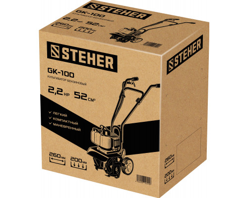 Бензиновый культиватор STEHER, 2.2 л.с.