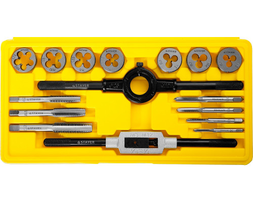 STAYER MaxCut 16 предметов, набор метчиков и плашек
