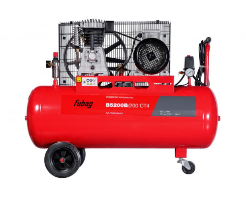 FUBAG Компрессор B5200B/200 СТ4 (530л/мин_200л_10бар_3кВт_380В)