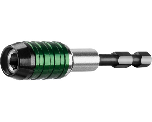 Адаптер KRAFTOOL ″PRO″ Impact Pro для бит, для ударных шуруповертов, хвостовик E 1/4″, торсионный, 60мм
