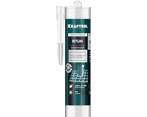 Битумный герметик KRAFTOOL Bitum 300 мл черный