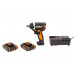 Гайковерт аккумуляторный WORX BL WX279, 20В, бесщеточный, 2Ач x2, кейс