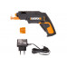 Отвертка аккумуляторная WORX WX255 SD Slide Driver, 4В, ЗУ, набор бит (6 шт.)