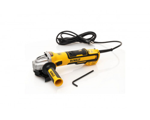 DeWalt Угловая шлифмашина бесщёточная, 125 мм, 1700 Вт, с регулировкой оборотов  DWE4357-QS