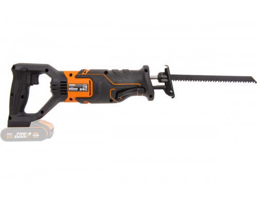 Сабельная пила аккумуляторная WORX WX500.9, без АКБ и ЗУ, коробка