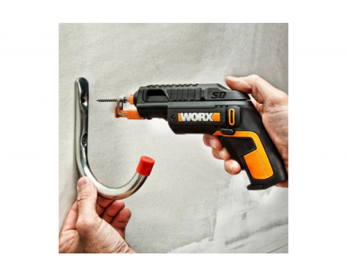 Отвертка аккумуляторная WORX WX255 SD Slide Driver, 4В, ЗУ, набор бит (6 шт.)