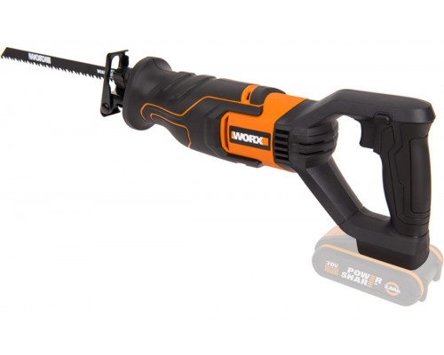 Сабельная пила аккумуляторная WORX WX500.9, без АКБ и ЗУ, коробка