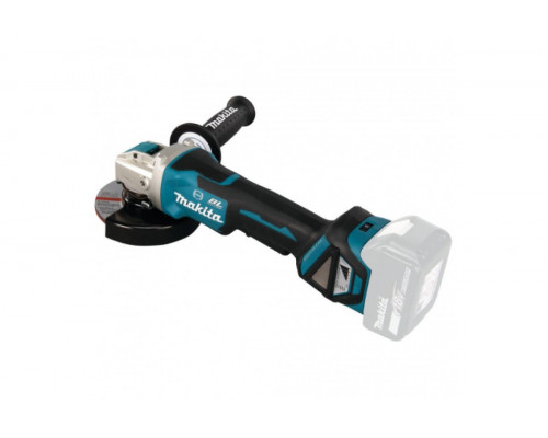 Makita DGA519Z УШМ акк б\щет,ф125мм,18В,Li-ion,3000-8500\м,2кг,кор,б\акк и з\у,anti-restart,эл.торм,
