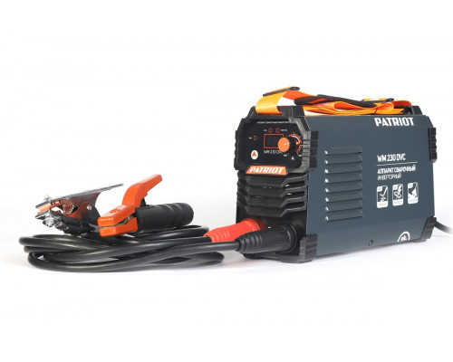 Аппарат сварочный инверторный PATRIOT WM260DVT MMA, входное напряжение: 1ф,140-240В, сварочный ток м