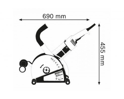 BOSCH GNF 65 A Бороздоделы