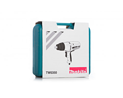 Makita TW0350 Гайковерт,400Вт,2200у\м,350Нм,квадрат 1\2'',2.9кг,чем,М12-М22