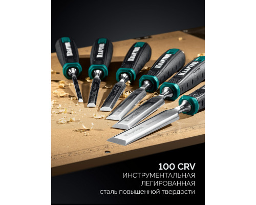 KRAFTOOL GRAND стамеска-долото с двухкомпонентной рукояткой, 25 мм