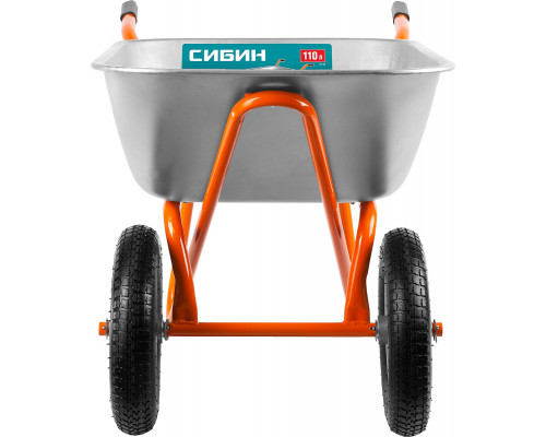 Строительная двухколесная тачка СИБИН СТ-22 110 л 200 кг
