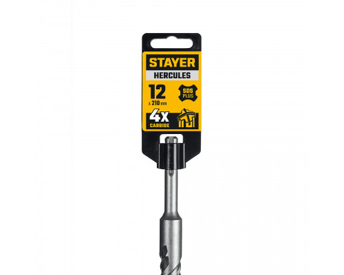 STAYER HERCULES-4Х 12x210 мм, SDS-plus бур (29290-210-12)