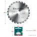 KRAFTOOL Fast, 185 х 20 мм, 24Т, пильный диск по дереву (36950-185-20)