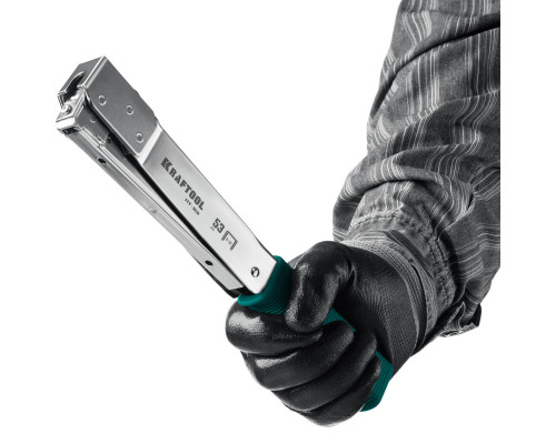 Высокоскоростной стальной cкобозабиватель тип 53(6-10мм), KRAFTOOL HAMMER TACKER