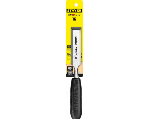 STAYER Max-Cut стамеска с пластиковой рукояткой, 16 мм