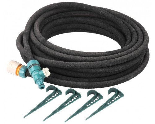 RACO 1/2″x15м, шланг сочащийся в комплекте с клапаном, колышками и соединителем c автостопом