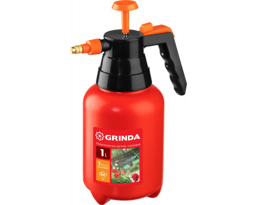 GRINDA PS-1 опрыскиватель 1 л, ручной, помповый, колба из полиэтилена