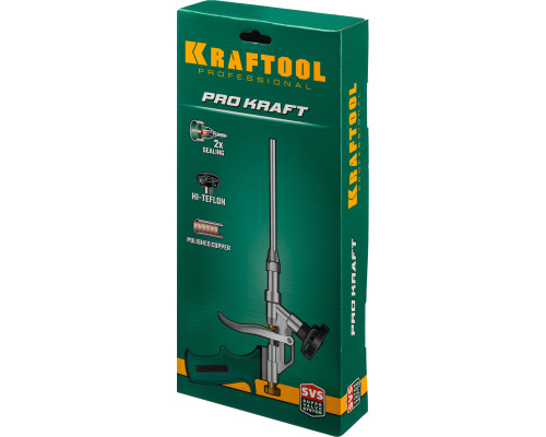KRAFTOOL PROKraft профессиональный пистолет для монтажной пены с тефлоновым покрытием держателя