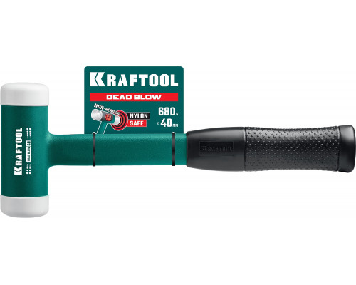 KRAFTOOL DEAD BLOW 680 г 40 мм безынерционный молоток с бойками из полиамида