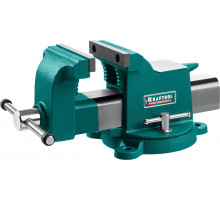 Стальные слесарные тиски KRAFTOOL STEEL, 100 мм