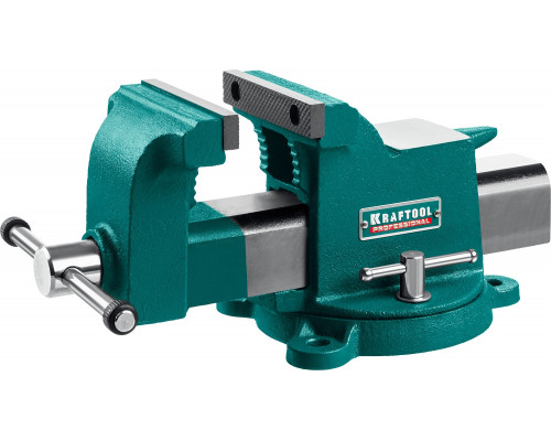 Стальные слесарные тиски KRAFTOOL STEEL, 100 мм