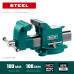 Стальные слесарные тиски KRAFTOOL STEEL, 100 мм