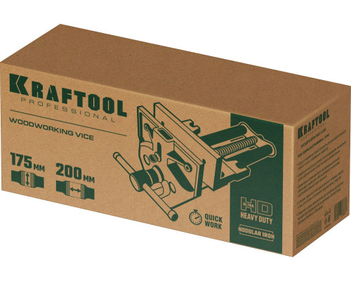 Столярные быстрозажимные тиски KRAFTOOL 175 мм