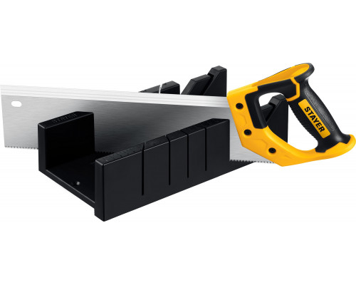 STAYER 100 х 52 мм, 350 мм, пластиковое стусло с пилой, Professional (15395-35)