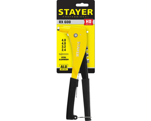 STAYER RX-600 заклепочник, литой корпус