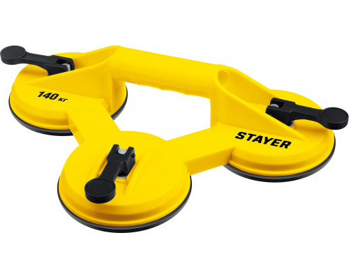 Стеклодомкрат STAYER ″MASTER″ MAXLift, пластмассовый, тройной, 140 кг