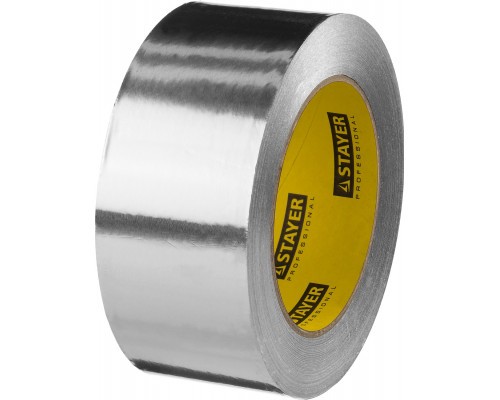 Алюминиевая лента, STAYER Professional 12268-50-50, до 120°С, 50мкм, 50мм х 50м