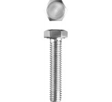 Болт ГОСТ 7798-70, M20 x 90 мм, 5 кг, кл. пр. 5.8, оцинкованный, ЗУБР