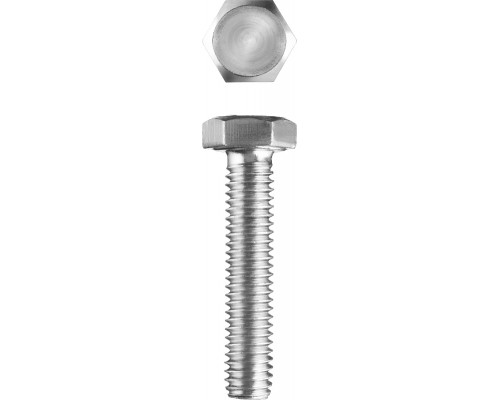 Болт ГОСТ 7798-70, M20 x 90 мм, 5 кг, кл. пр. 5.8, оцинкованный, ЗУБР