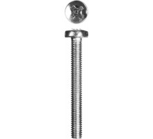 Винт DIN 7985, M5 x 45 мм, 5 кг, кл. пр. 4.8, оцинкованный, ЗУБР