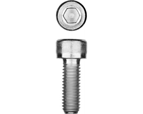 Винт DIN 912, М6x16 мм, 5 кг (920 шт.), кл. пр. 8.8, оцинкованный, ЗУБР