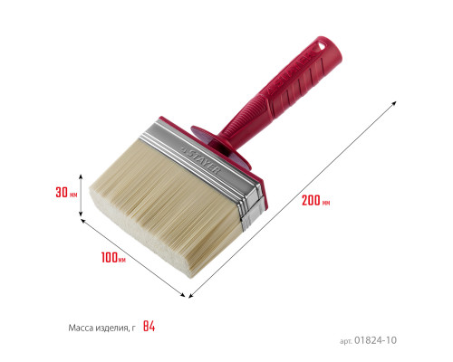 Макловица STAYER ″MASTER″ UNIVERSAL, светлая щетина, пластмассовый корпус, 3х10см